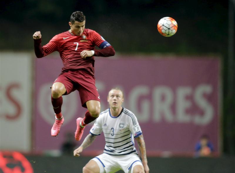 highlights from the Euro 2016 draw: Cristiano Ronaldo