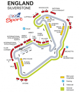 British GP Circuit Map
